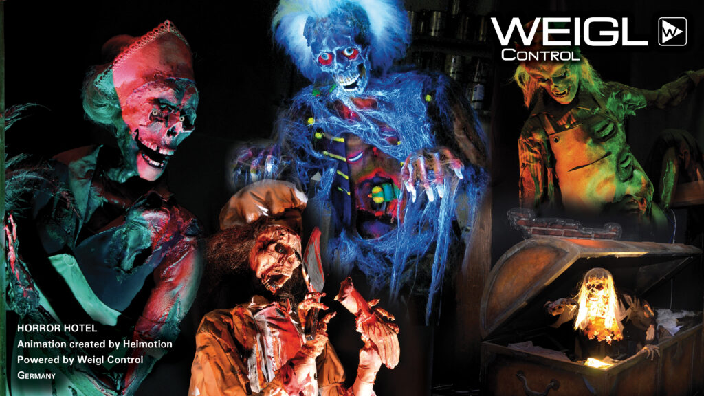 Project "Horror hotel" powered by Weigl show control technology since 2014